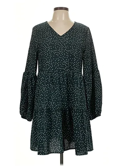 Pre-owned Unbranded Casual Dress In Green