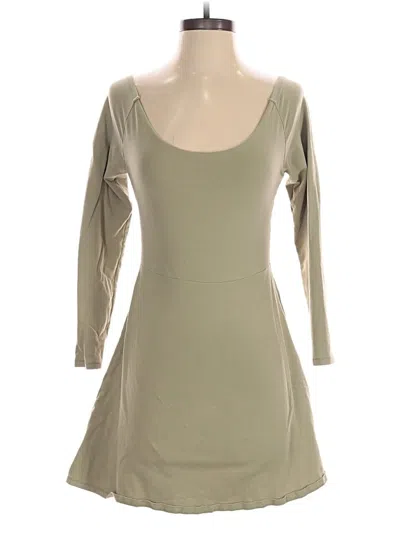 Pre-owned Unbranded Casual Dress In Green