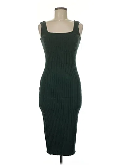 Pre-owned Unbranded Casual Dress In Green