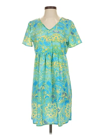 Pre-owned Unbranded Casual Dress In Green
