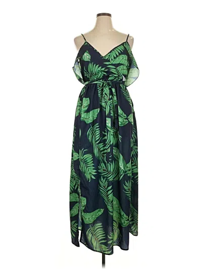 Pre-owned Unbranded Casual Dress In Green