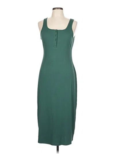 Pre-owned Unbranded Casual Dress In Green