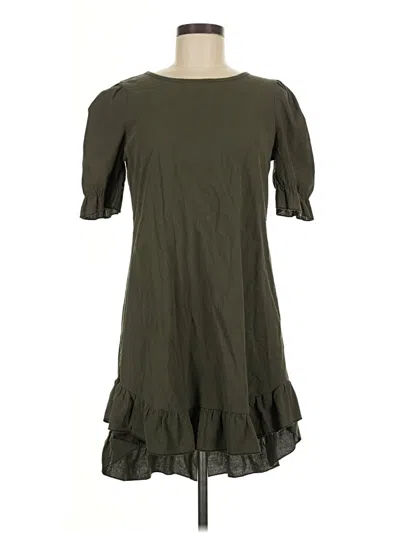 Pre-owned Unbranded Casual Dress In Green