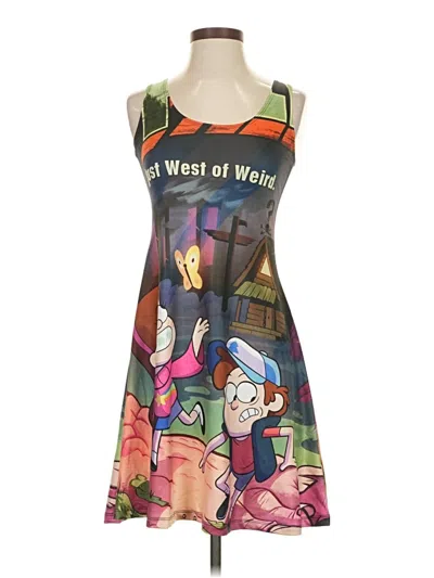 Pre-owned Unbranded Casual Dress In Green