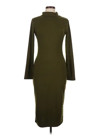 Pre-owned Unbranded Casual Dress In Green