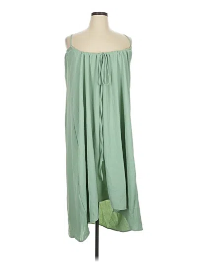 Pre-owned Unbranded Casual Dress In Green