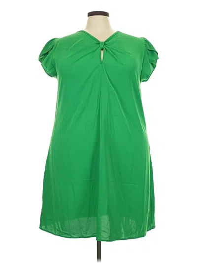 Pre-owned Unbranded Casual Dress In Green