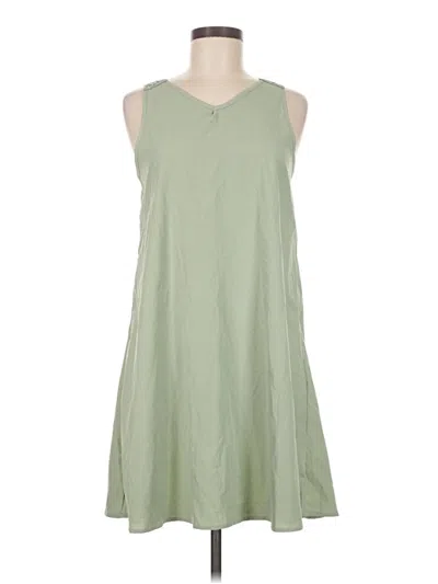 Pre-owned Unbranded Casual Dress In Green
