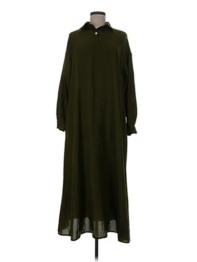 Pre-owned Unbranded Casual Dress In Green