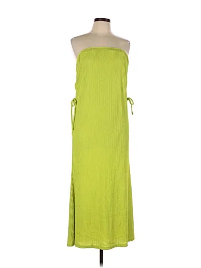 Pre-owned Unbranded Casual Dress In Green