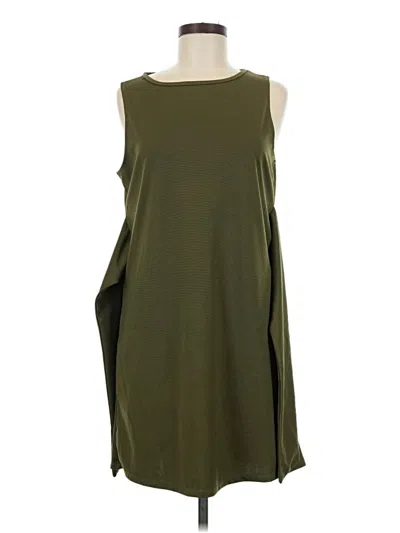 Pre-owned Unbranded Casual Dress In Green