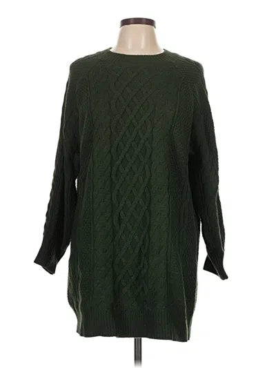Pre-owned Unbranded Casual Dress In Green