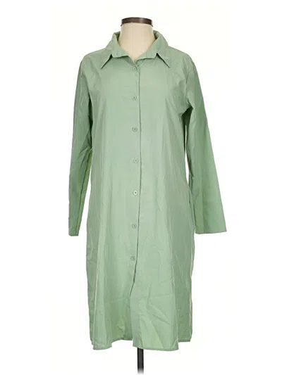 Pre-owned Unbranded Casual Dress In Green