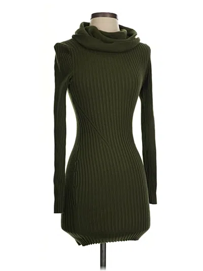 Pre-owned Unbranded Casual Dress In Green