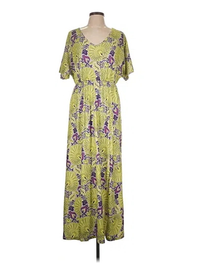 Pre-owned Unbranded Casual Dress In Green
