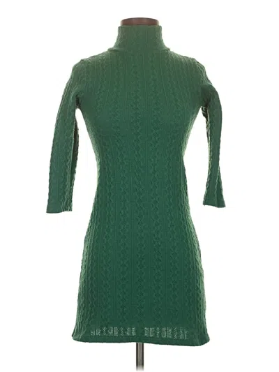 Pre-owned Unbranded Casual Dress In Green