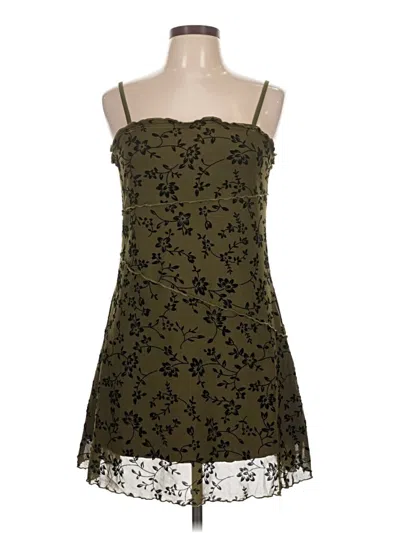 Pre-owned Unbranded Casual Dress In Green