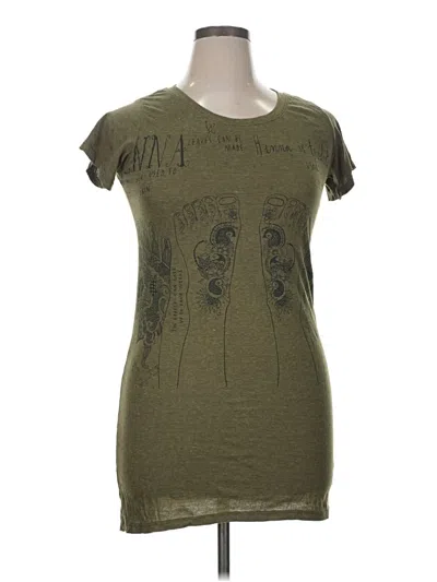 Pre-owned Unbranded Casual Dress In Green