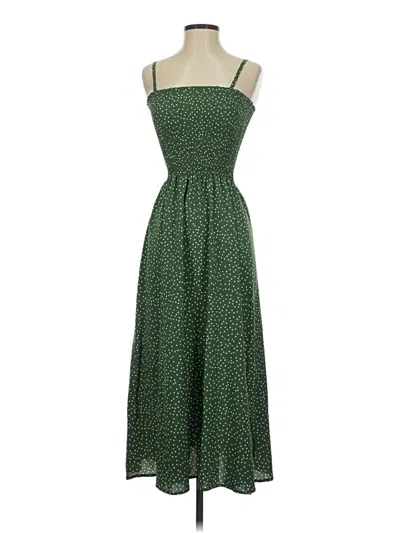 Pre-owned Unbranded Casual Dress In Green