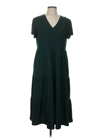 Pre-owned Unbranded Casual Dress In Green