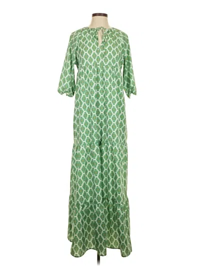 Pre-owned Unbranded Casual Dress In Green