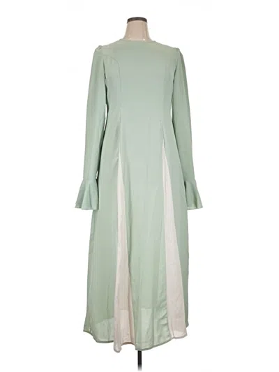 Pre-owned Unbranded Casual Dress In Green