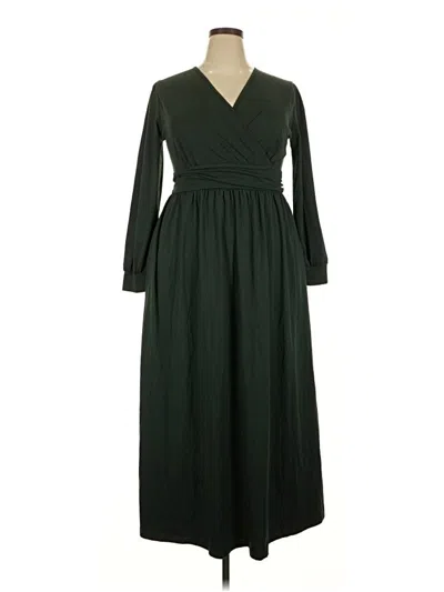 Pre-owned Unbranded Casual Dress In Green