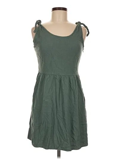 Pre-owned Unbranded Casual Dress In Green