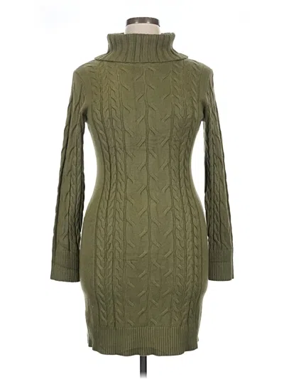 Pre-owned Unbranded Casual Dress In Green