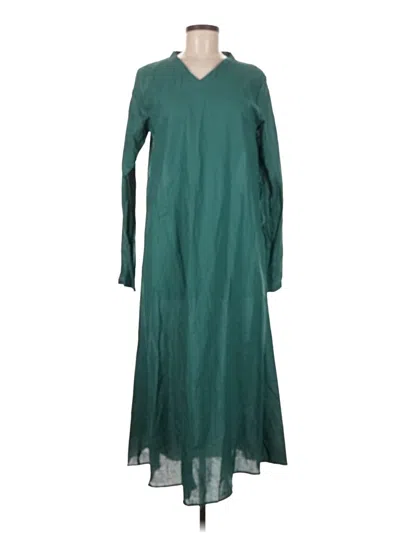 Pre-owned Unbranded Casual Dress In Green