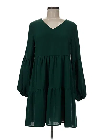 Pre-owned Unbranded Casual Dress In Green