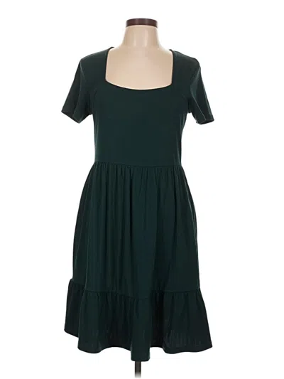Pre-owned Unbranded Casual Dress In Green