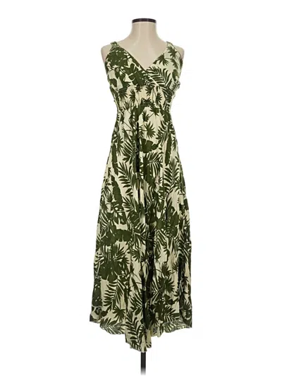 Pre-owned Unbranded Casual Dress In Green