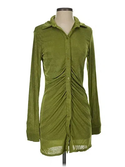 Pre-owned Unbranded Casual Dress In Green