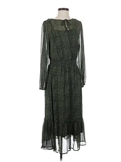 Pre-owned Unbranded Casual Dress In Green