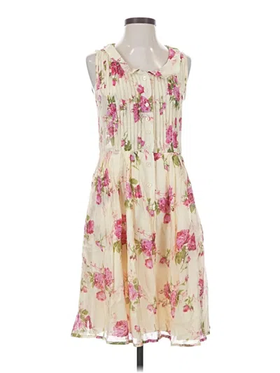 Pre-owned Unbranded Casual Dress In Ivory