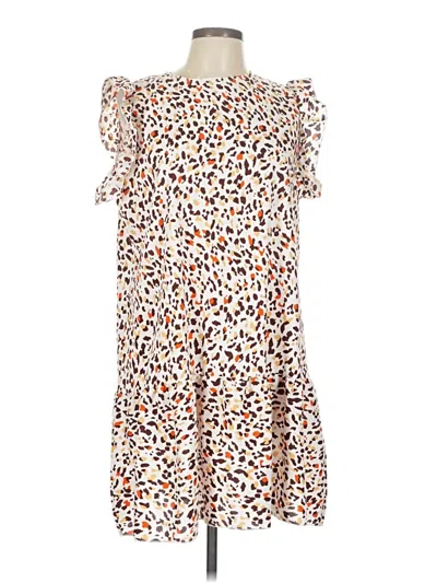 Pre-owned Unbranded Casual Dress In Ivory