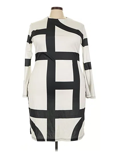 Pre-owned Unbranded Casual Dress In Ivory