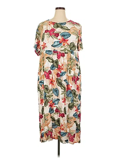 Pre-owned Unbranded Casual Dress In Ivory
