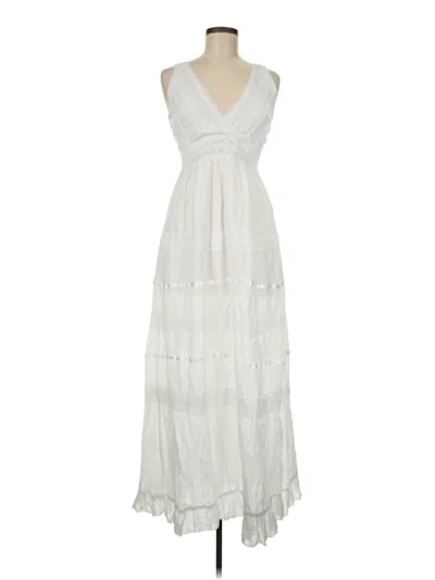 Pre-owned Unbranded Casual Dress In Ivory