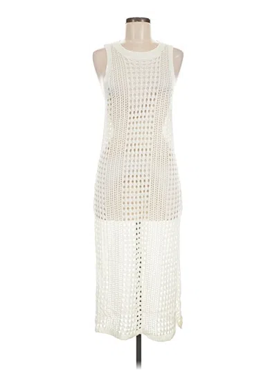 Pre-owned Unbranded Casual Dress In Ivory