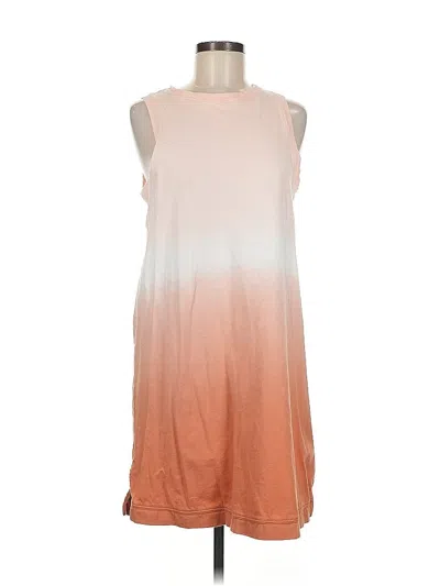 Pre-owned Unbranded Casual Dress In Orange