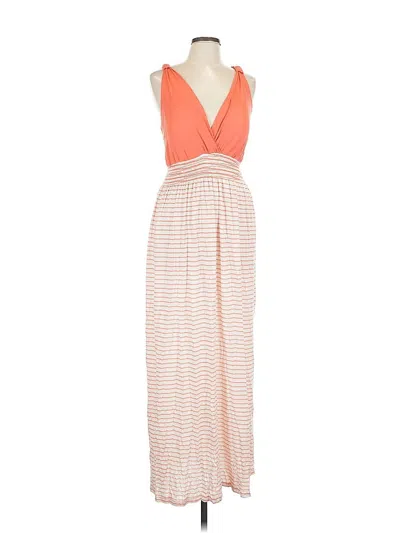 Pre-owned Unbranded Casual Dress In Orange