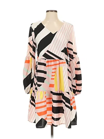 Pre-owned Unbranded Casual Dress In Orange