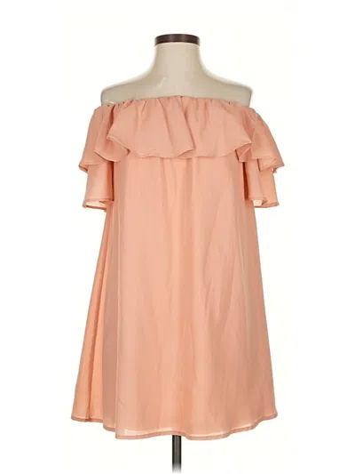 Pre-owned Unbranded Casual Dress In Orange