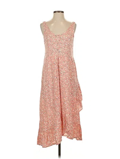 Pre-owned Unbranded Casual Dress In Orange