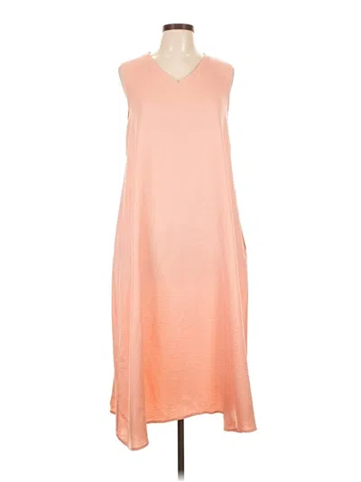 Pre-owned Unbranded Casual Dress In Orange