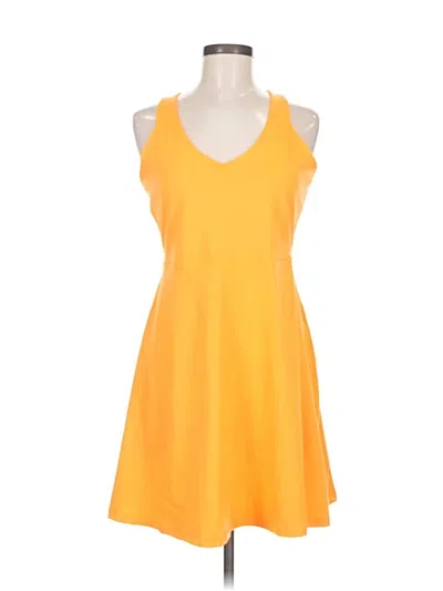 Pre-owned Unbranded Casual Dress In Orange