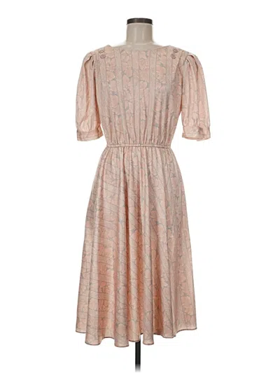 Pre-owned Unbranded Casual Dress In Orange