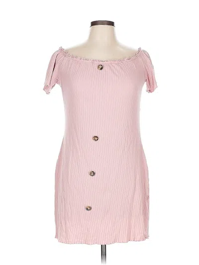 Pre-owned Unbranded Casual Dress In Pink